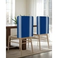 thumbnail image 5 of nqOlkjepod Blue Striped Chair Covers Set of 8, Decorative Chair Back Cover, Farmhouse Blue White Stripes Dining Room Chair Slipcovers Removable Chair Protectors Covers for Party Banquet, 5 of 7