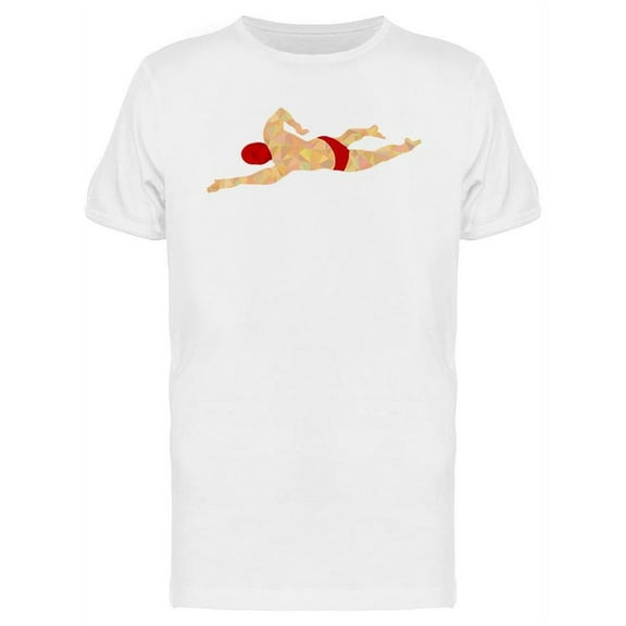 Freestyle Swimmer T-Shirt Men -Image by Shutterstock, Male 3X-Large