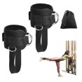thumbnail image 2 of 1 Par De Correas De Tobillo Para Accesorios De Máquinas De Cable Tobilleras Ajustables Para Gimnasio En Interiores Con Anillo 4 D Para Ejercicios De Glúteos Kickbacks Extensiones ANGGREK Otros Deportes, 2 of 8