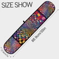 thumbnail image 3 of Yayeee Double Oven Mitt Kitchen Heat Resistant Baking 35" x7" Quilted Glove, Colorful Wavy Plaid, 3 of 6