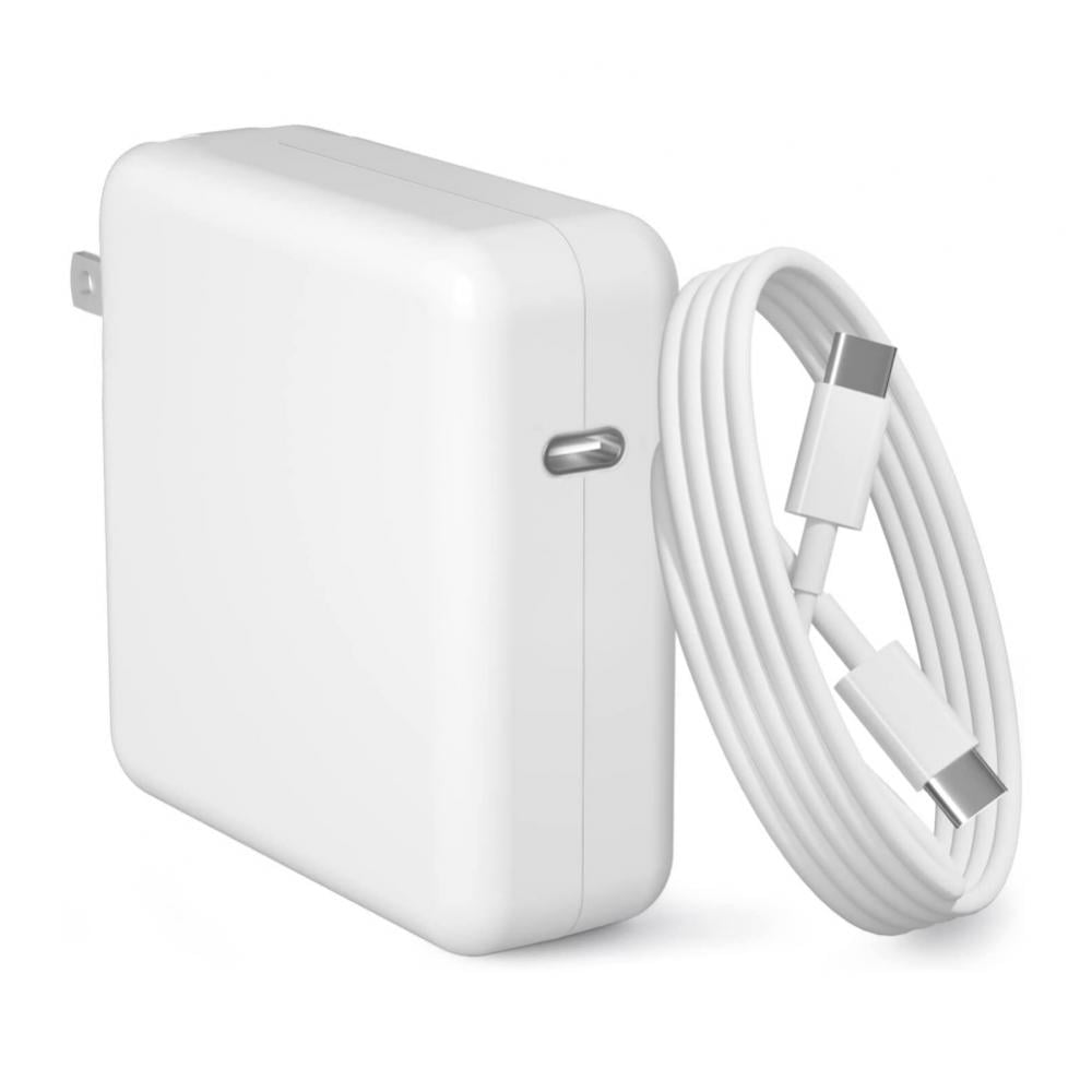 Milepæl Microbe fyrretræ For Mac Book Charger, 96W USB C Charger Power Adapter Compatible with  MacBook, USB C Laptop Power Supply, Included USB-C to USB-C Charge Cable  6.6ft - Walmart.com