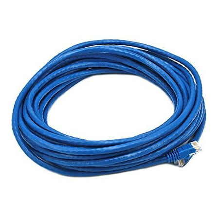 30FT 24AWG Cat6 550MHz UTP Ethernet Bare Copper Network Cable - Blue, High quality Category 6 (CAT6) patch cables are the solution to your internetworking needs By