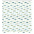thumbnail image 3 of Ambesonne Alligator Shower Curtain, Watercolor Crocodiles, 69"Wx70"L, Pale Green and Pale Blue, 3 of 3