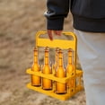 thumbnail image 7 of Foldable Plastic Beer Basket Beverage Carrier | Portable Drink Holder Stand | Durable Leak-Proof Rack with Ergonomic Handle | Ideal for Outdoor Events, Picnics, BBQ | Size 31x26x18cm | 1-Pack, 7 of 7