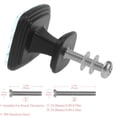 thumbnail image 2 of 4 Pcs Square Cabinet Handle Cupboard Knob Drawer Pulls Handle Whale Drawer Knobs with Screws Furniture Decoration, 2 of 5