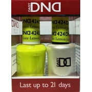 DND Nail Polish Gel & Matching Lacquer Set (424 - Lemon Juice)