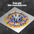 thumbnail image 6 of Drains Backflow Preventer, One Way Drain Valve, Sewer Core, Metal+PC Material, Anti-Odor Anti-Insect, Easy to Install, for Floor Water Drainage in Bathroom Kitchen, 6 of 7