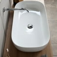 thumbnail image 4 of Nameeks Scarabeo 1803-No Hole Scarabeo Glam 30" Rectangular Ceramic Vessel Bathroom Sink -, 4 of 4