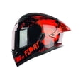 thumbnail image 3 of Casco Abatible De Moto Kov Stark It Rojo Negro Dot, 3 of 5