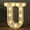 U, variant on LED Letter Lights Sign Letters Light Up Letters Sign for Night Light Wedding Birthday Party Battery Powered Christmas Lamp Home Bar