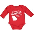 thumbnail image 3 of Inktastic Someone in Georgia Loves Me Boys or Girls Long Sleeve Baby Bodysuit, 3 of 5