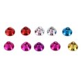 thumbnail image 4 of Iron Interactive Bird Bell, Exquisite Workmanship Colourful Bird Bell Colourful Bell Bird Toy Bright Colours Cute Shapes  For Home 2.1CM, 4 of 8