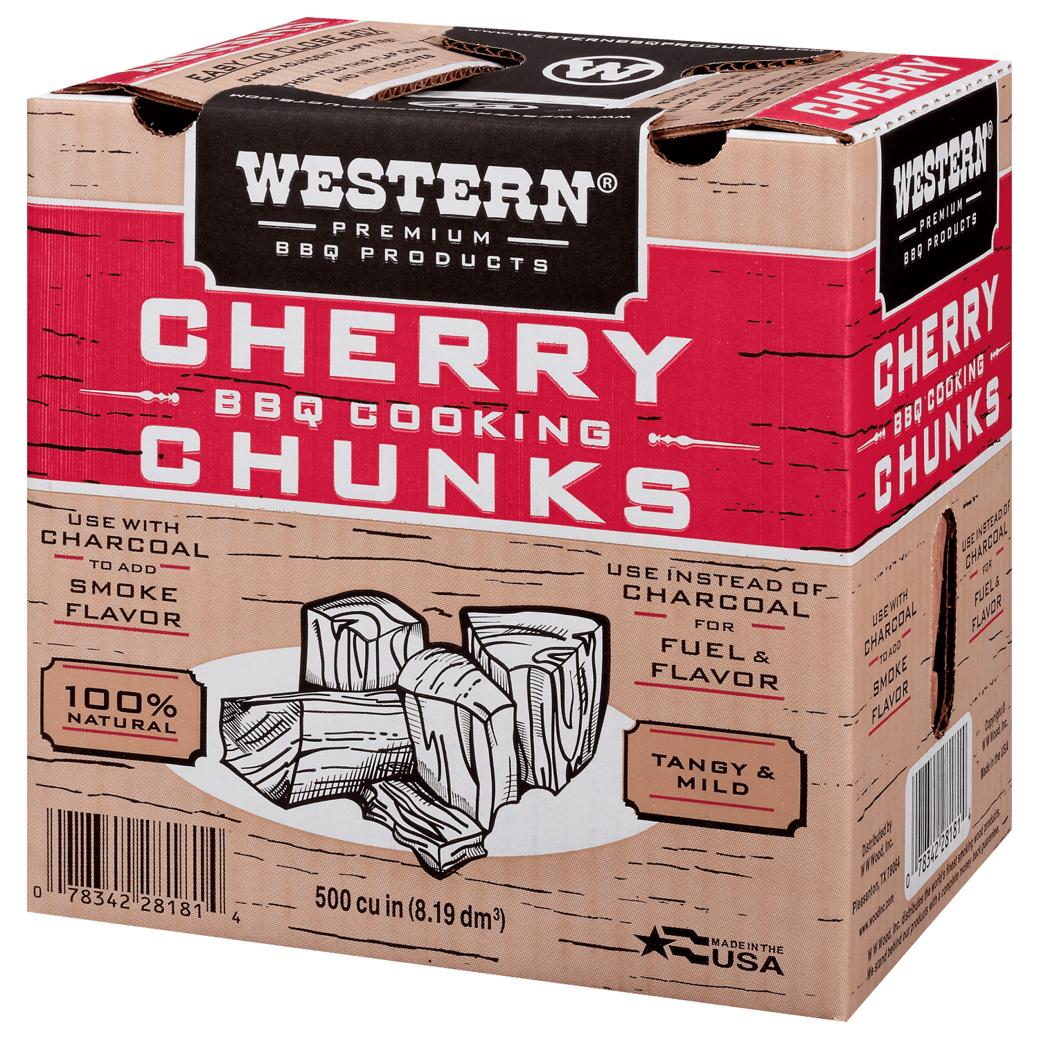 Western Premium Cherry BBQ Smoking Wood Chunks photo 4