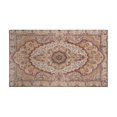 thumbnail image 2 of Farmhouse Dark Brown Boho Rugs and Mats Non Skid Washable Absorbent Microfiber Soft Kitchen Mat for Floor Set Of 2 Decor Stain Resistant 17"x47"+17"x30", 2 of 7