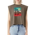 thumbnail image 5 of EcoLoom Jesus The Way Truth Life Christian Worship Cap Sleeve Muscle Crop Shirt Women Sleeveless Baby Tee, 5 of 5