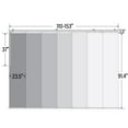 thumbnail image 6 of Domovina 7 Panel Track Vertical Blinds, Adjustable 110-153"W x 91.4"H - Bloom/Adelaide, 6 of 8
