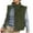 Army Green, variant on Wancir Womens Vests Outerwear Button-Down Lapel Collar Elastic Hem Lightweight Spring Waistcoat Sleeveless Jacket Cargo Vest