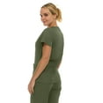 thumbnail image 4 of Medichic Women's Medical Scrubs Top - V-Neck 4-Way Stretch with 3 Pockets - Available in 20+ Colors, 4 of 6