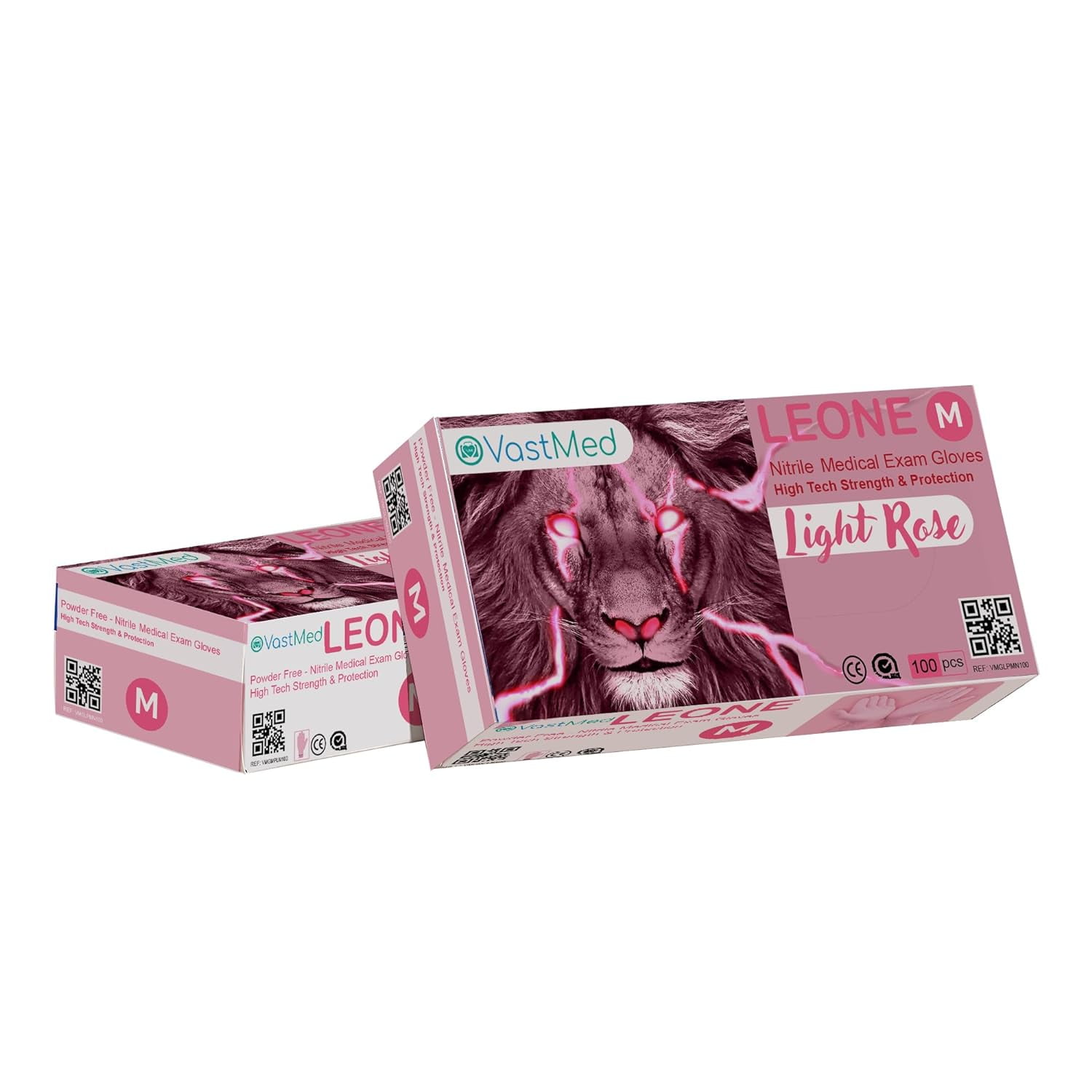 Nitrile Gloves Powder-Free Disposable Gloves, 500 Count – Small, Pink