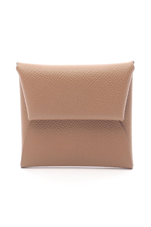 Pre-Owned Hermes Herms Bastia Verso Bronze Dore Vert Fizz Wallet/Coin Case Wallet,...