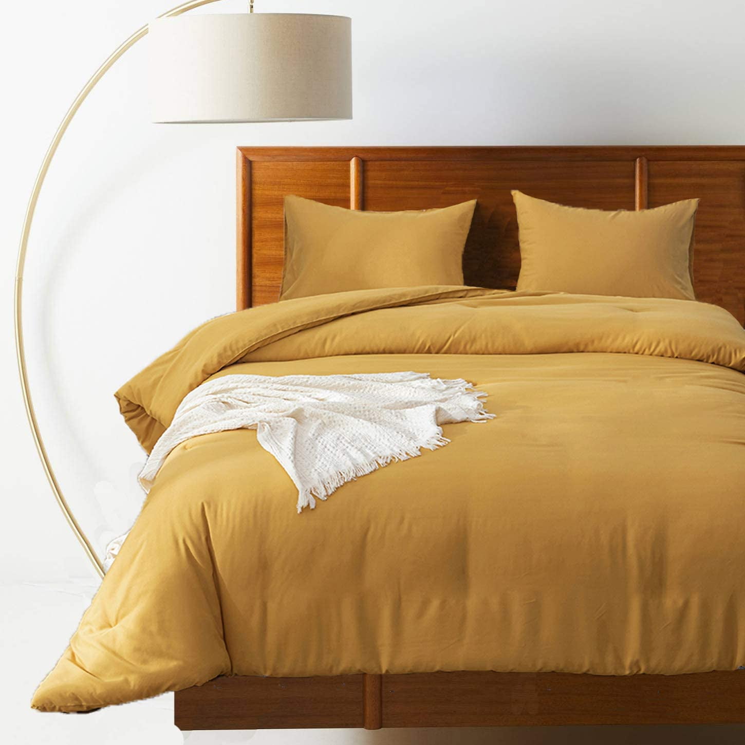 dark yellow duvet cover