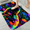 A Rainbow Colored, variant on 1pc Durable Decorative Bathroom Anti-Slip Foam Carpet, The Tree of Life Thickened Flannel Mat Decor, Machine Washable, Suitable for Bathroom, Bedroom, Living Room, Kitchens Entrance,16x24 inches