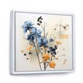 thumbnail image 2 of Designart "Whispered Symphony Of A Blue Orchid I" Orchids Floater Framed Canvas Wall Art, 2 of 5