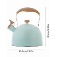 thumbnail image 4 of Tetera XTELLAR Silbante De Acero Inoxidable De 2,5 L color verde, 4 of 5