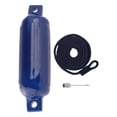 thumbnail image 3 of koolsoo Boats Fenders Marine Docking with Inflatable pin 6x20in Waterproof Mooring Buoy Black Rope Blue, 3 of 9