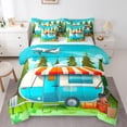 thumbnail image 1 of Ensemble de Literie de Camping Grand 7 Pcs, Ensemble de Literie de Voyage Rétro Rustique avec Couette, 1 of 5