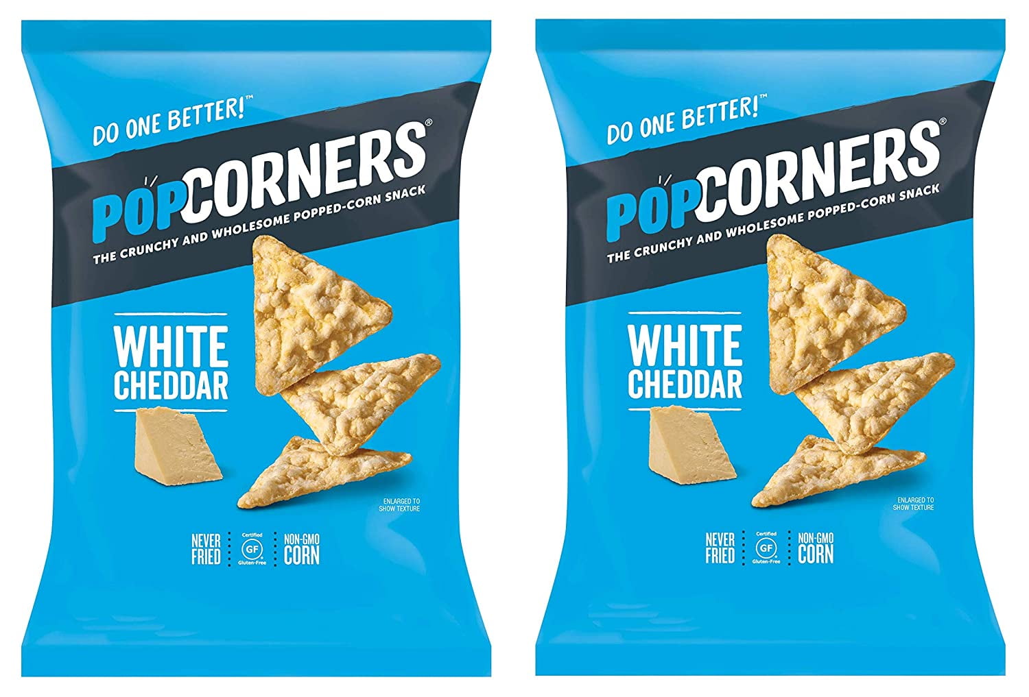 PopCorn Snack Chips Pack of 2 5oz Bags (White Cheddar ) - Walmart.com