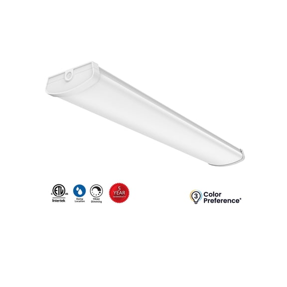 ETI 46”x 8” LED Selectable Residential Wrap, 5200 Lumen, 3CCT Color Preference, Dimmable, 120-Volt, C03036401A