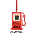 thumbnail image 3 of Fridja Christmas Ornaments Santa Claus Gas Station Do Not Need Christmas Gifts As Long As Oil And Gas Gas Station Pendants, 3 of 9