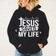 thumbnail image 4 of Sudadera con capucha con estampado de Jesús me salvó la vida para mujer y hombre, moda con personalidad, sudaderas informales de manga larga con capucha, 4 of 5