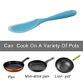 thumbnail image 5 of 8.9" Silicone Soup Ladle Spoon Wood Hand Restaurant Kitchen Scoop Utensil Cooking Supplies Blue, 5 of 7