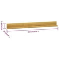 thumbnail image 2 of vidaXL Wall Shelves 2 pcs 43.3"x3.9"x3.9" Solid Wood Teak, 2 of 6
