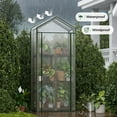 thumbnail image 6 of Bamworld Mini Greenhouse for Outdoor 3-Tierd Reusable Portable Warm House with PE Cover Compact Garden and Backyards Portable Rack with Sturdy Eucalyptus Frame Winter-Proof for Plant Protection, 6 of 6