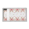 thumbnail image 2 of JIALIOU Nylon Trifold Card Wallet with ID Window Zipper Pocket for Men Women Teen Bunny Ears Flower, 2 of 7
