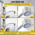 thumbnail image 4 of VEVOR Water Recirculation Pump, 120W 110V Water Movement Pump, Auto-Start Pump NPT 3/4" with Brass Attachments, Stainless Steel Top, Dual Speed Adjustment, 4 of 9