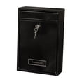 thumbnail image 1 of Caja de Periódico Zulema Buzón de Montaje en Pared Negro, 1 of 8