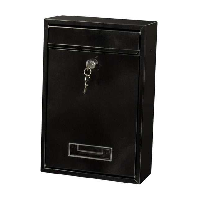 Caja de Periódico Zulema Buzón de Montaje en Pared Negro