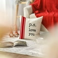 thumbnail image 5 of Valentines Day Outdoor Pillow Covers, 18 x 18 inch Set of 4 Waterproof Throw Pillow Cases, Love Cushion Decor for Home Outside Patio Front Porch House Farmhouse 2024(Style A), 5 of 6