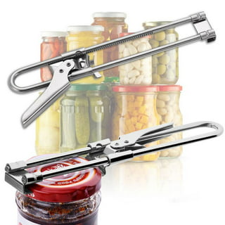 New Stainless Steel Can Opener Under The Cabinet Self-adhesive Jar Bottle  Opener Top Lid Remover Grip Jar Opener Kitchen tools - AliExpress