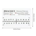 thumbnail image 2 of Dosaele Stainless Steel Teeth Brace Bracket Orthodontic Brace Bracket Safe Brace Bracket, 2 of 4