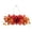 Black122, variant on Fall Crop Simulation Flower and Leaf Wall Hanging, Plastic Artificial Sunflowers Pumpkins Maple Leaves Berry Entrance Decoration for Halloween Thanksgiving, 15.7x7.09x2.75 Inch