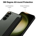 thumbnail image 6 of Petocase for Samsung Galaxy S23 Plus Case [RFID Blocking] with 2 Tempered Screen Protectors,Slim Folio Flip Cover PU Leather Wallet Cover with Build in Lens Protector Clear Soft TPU Back,Black, 6 of 7