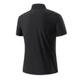 thumbnail image 6 of SAWOBUUN Mens Short Sleeve 1/4 Zip Shirt Quick Dry Breathable Stand Collar Top Lightweight Athletic Work T-Shirt, 6 of 9