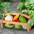 thumbnail image 2 of Garden Harvesting Storage With Handle Multifunctional Basket Gardening Fruit And Vegetable Collection Basket, 2 of 8