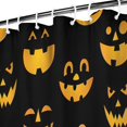 thumbnail image 3 of Halloween Themed Shower Curtain Spooky Ghosts Pumpkins Skulls Witches Black Cats Vintage Style,72x72in Shower Curtain, 3 of 6