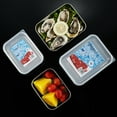 thumbnail image 2 of Food Grade Leak-proof Food Container with Clear Lid Insulation Cold Preservation Large Capacity Stainless Steel Freezer Box for Dinning Room, 2 of 7